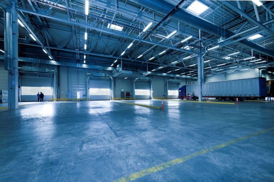 A large warehouse